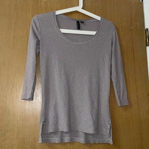 Cynthia Rowley Grey 3/4 sleeve